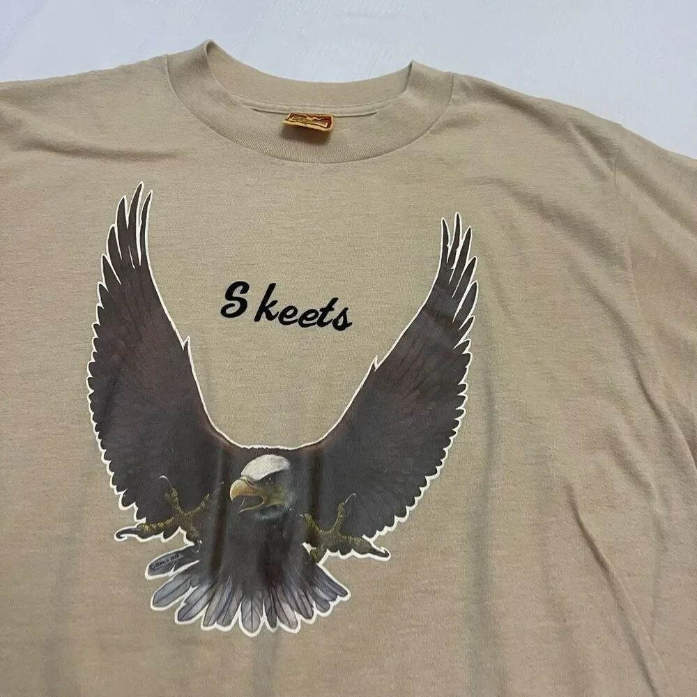 Bald Eagle Skeetz Vintage Single Stitch T-Shirt Size Large